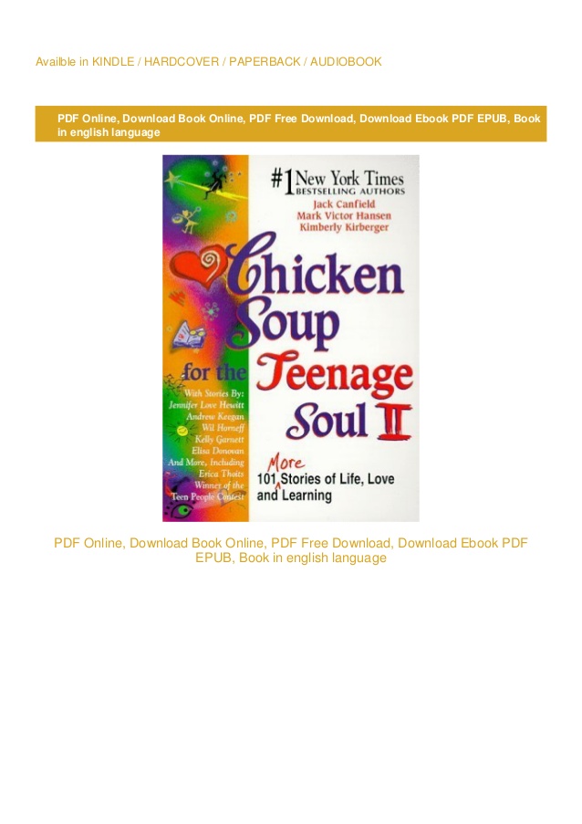 chicken soup for the teenage soul pdf